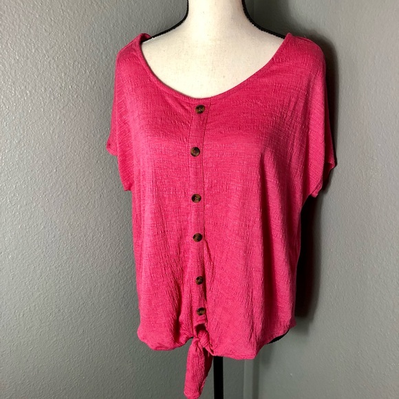 Cable & Gauge Pink Top - Picture 1 of 5